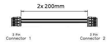 2x 200mm Replacement Wires
